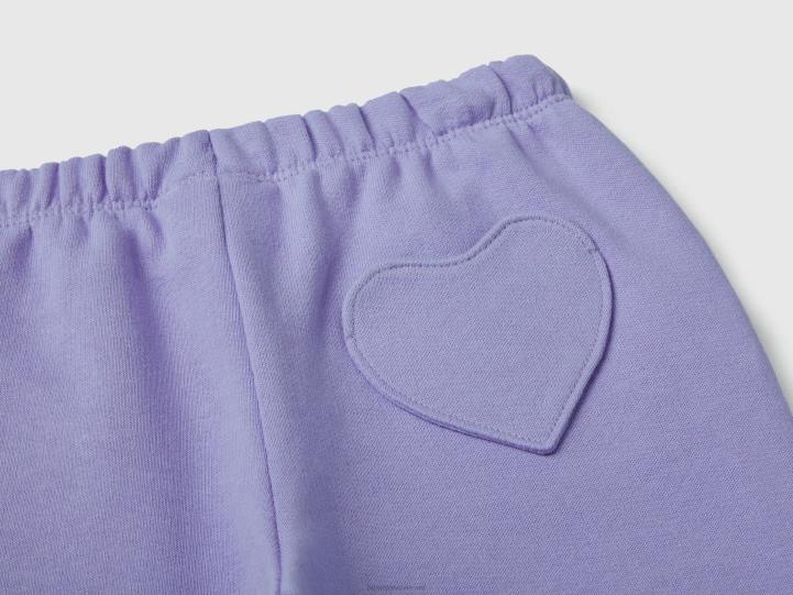 pantalones de chándal con bolsillo en el corazón NHBF3011 bígaro niños Benetton
