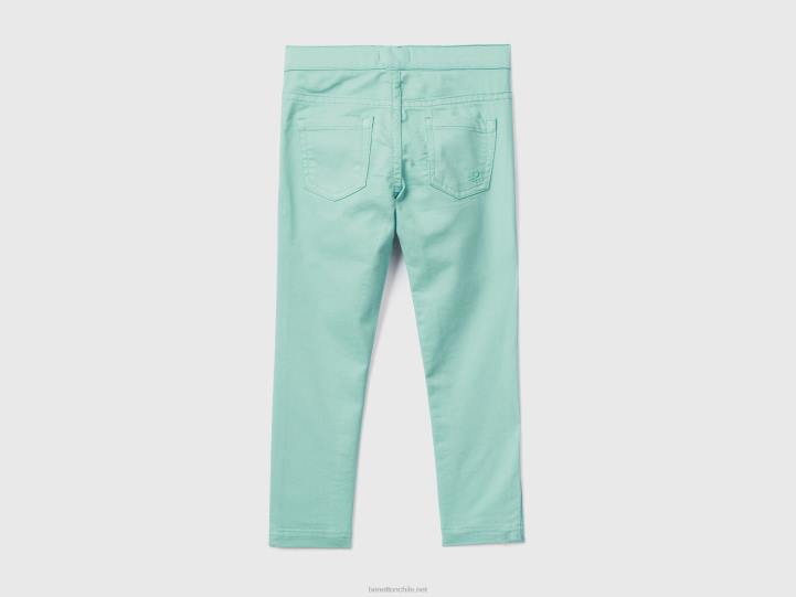 jeggings de mezcla de algodón elástico NHBF3045 agua niños Benetton