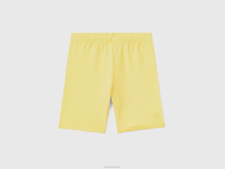 pantalones cortos de ciclismo NHBF3001 amarillo niños Benetton