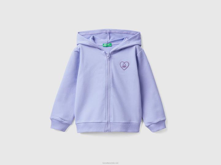 sudadera con cremallera NHBF2923 bígaro niños Benetton