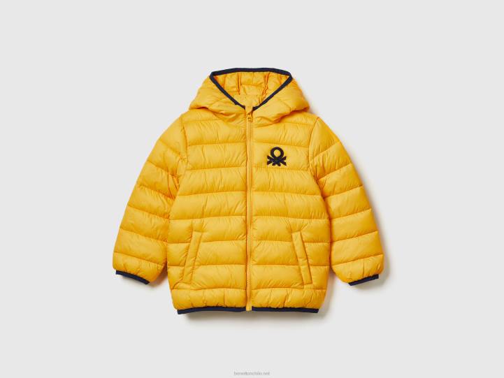 Chaqueta "rain defender" de nailon NHBF2096 amarillo niños Benetton