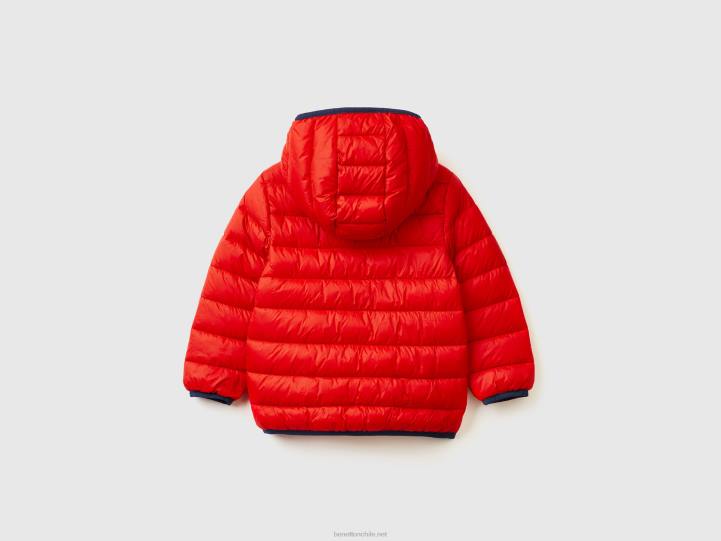 Chaqueta "rain defender" de nailon NHBF2111 rojo niños Benetton