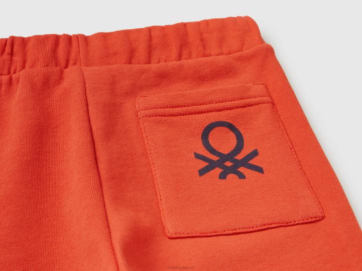 pantalones deportivos con bolsillo NHBF2340 rojo niños Benetton