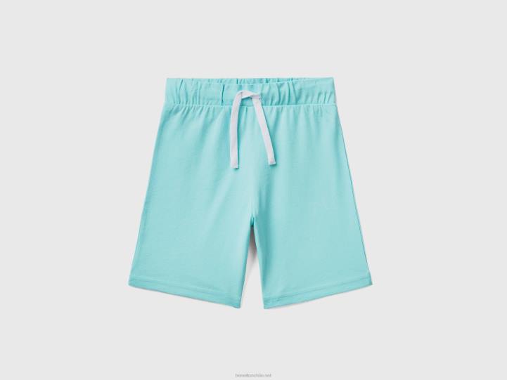 bermudas en jersey NHBF2358 cielo azul niños Benetton