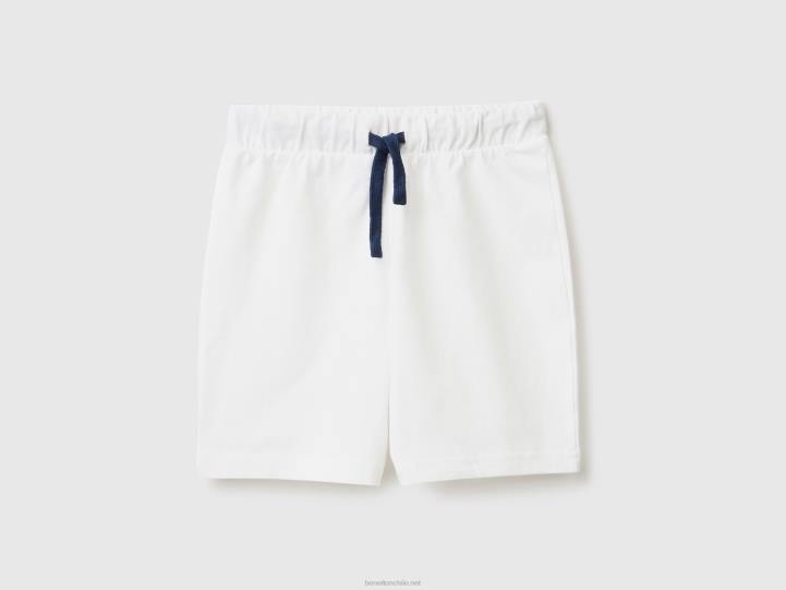 bermudas en jersey NHBF2362 blanco niños Benetton