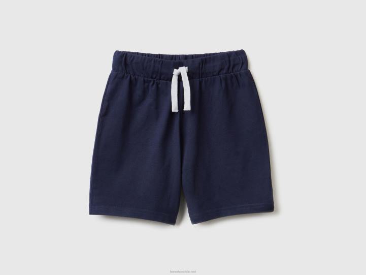 bermudas en jersey NHBF2370 azul oscuro niños Benetton