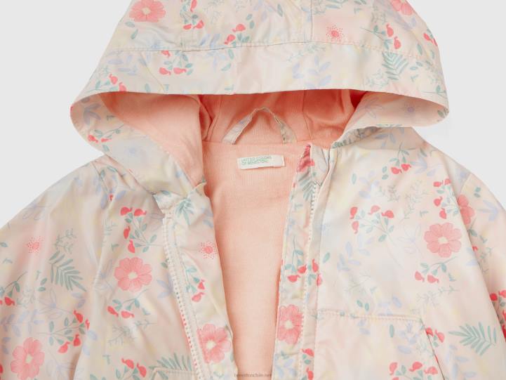 chaqueta estampada con capucha NHBF5738 multicolor niños Benetton