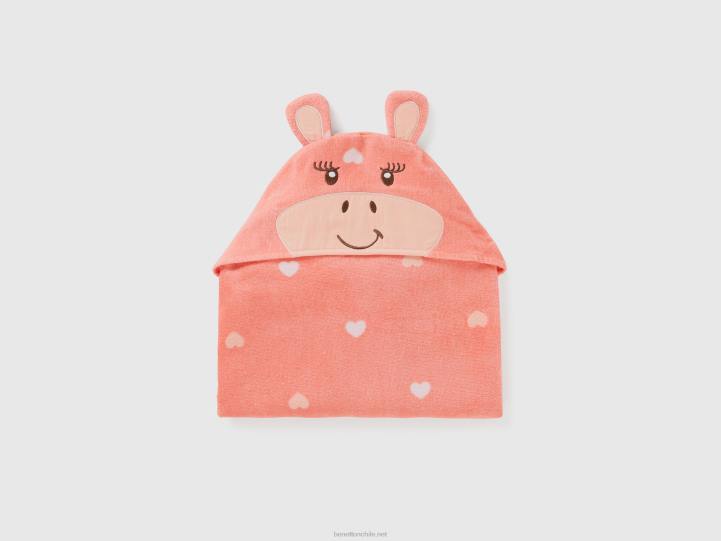 toalla con capucha NHBF3292 multicolor niños Benetton