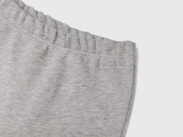 conjunto deportivo de sudor NHBF5755 gris claro niños Benetton