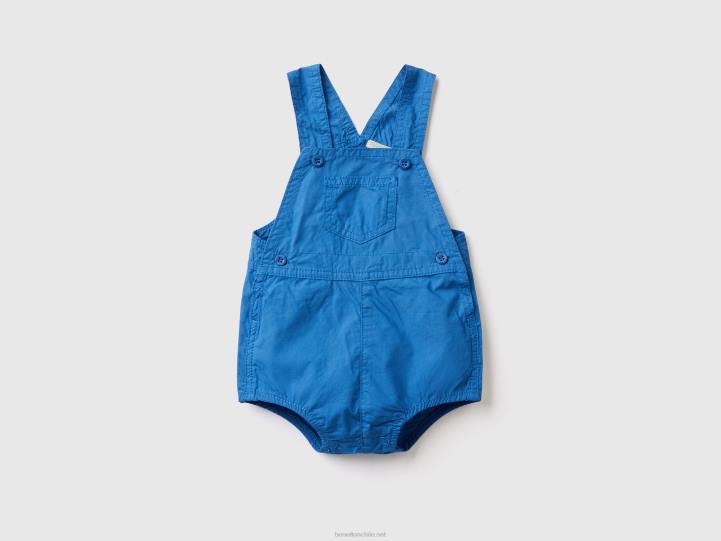 mono mono en 100% algodón NHBF5760 azul brillante niños Benetton