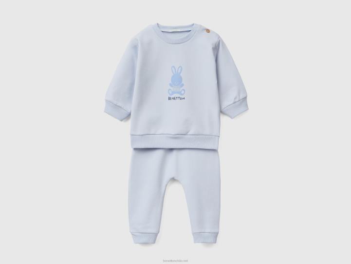 traje ligero de sudor NHBF3094 cielo azul niños Benetton