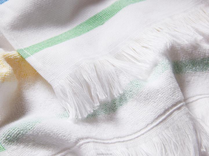 toalla de playa a rayas 100% algodón NHBF6034 multicolorBenetton