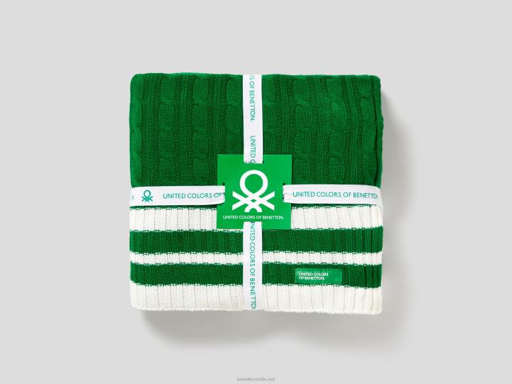 cubierta de punto de ochos NHBF6016 verdeBenetton