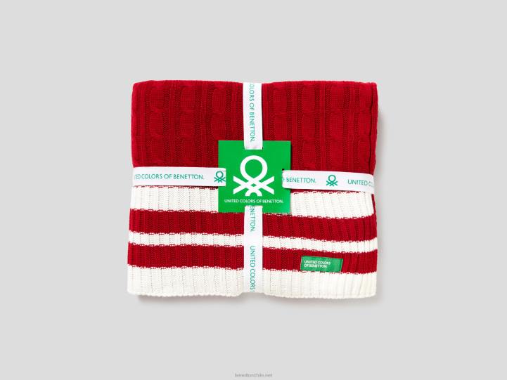 cubierta de punto de ochos NHBF6022 rojoBenetton
