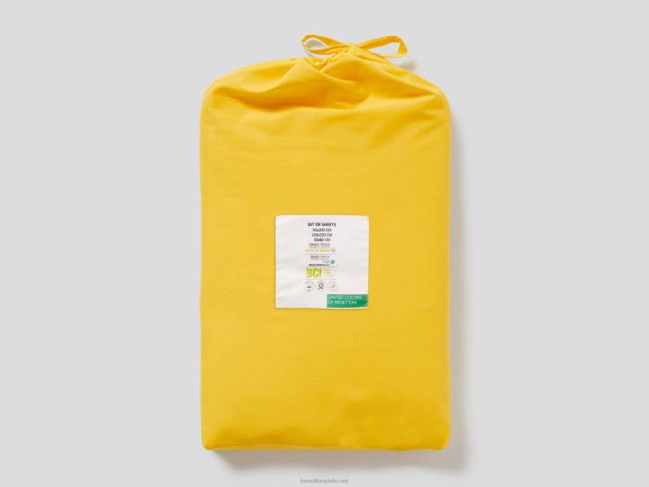 juego de sábanas 160x290 cm NHBF6010 amarilloBenetton