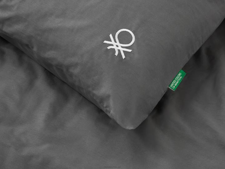 juego de sábanas 210x270 cm NHBF3363 gris oscuroBenetton