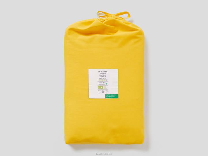 juego de sábanas 210x270 cm NHBF3364 amarilloBenetton